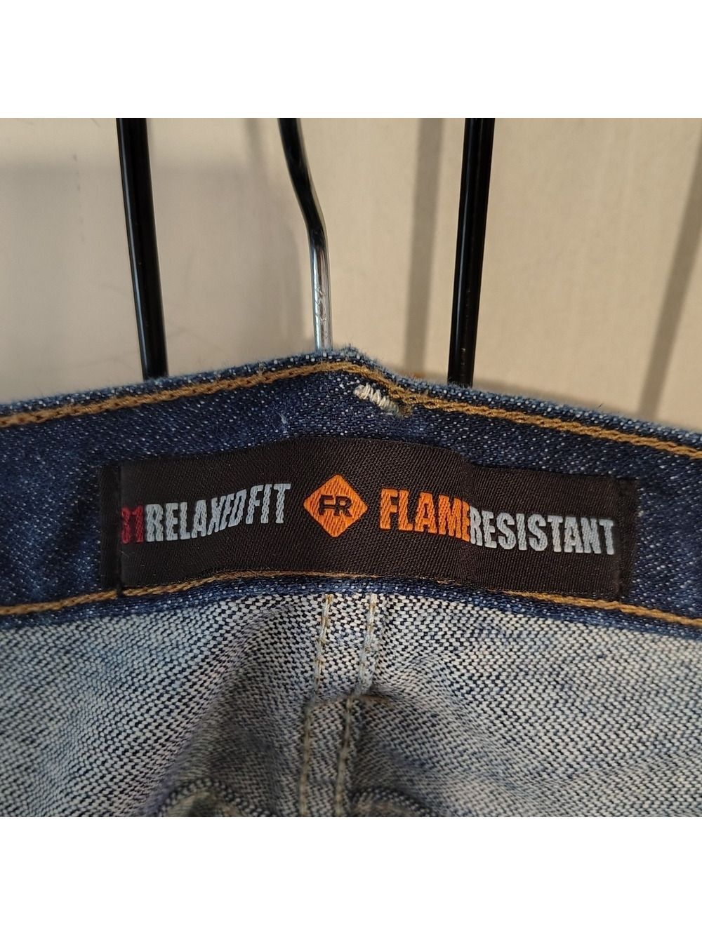 Wrangler FR Jeans Flame Resistant Relaxed Fit Denim Jeans - Picture 4 of 14